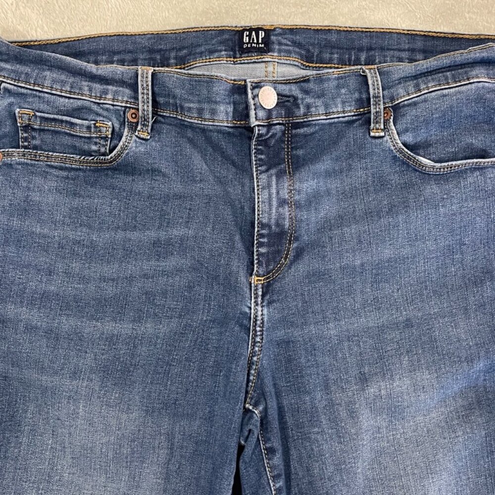 Gap Mid-Rise True Skinny Jeans Size 14/32 - Picture 3 of 11